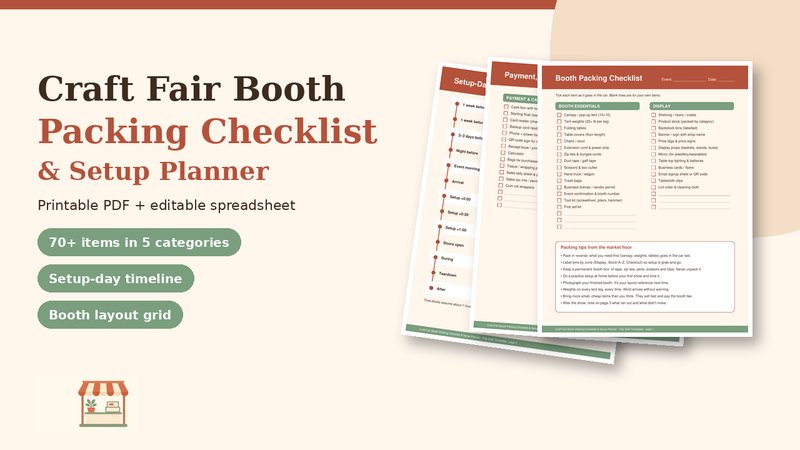 Booth Packing Checklist cover image