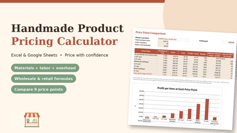Handmade Pricing Calculator cover image
