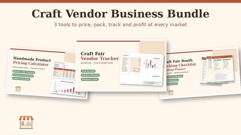 Craft Vendor Business Bundle cover image